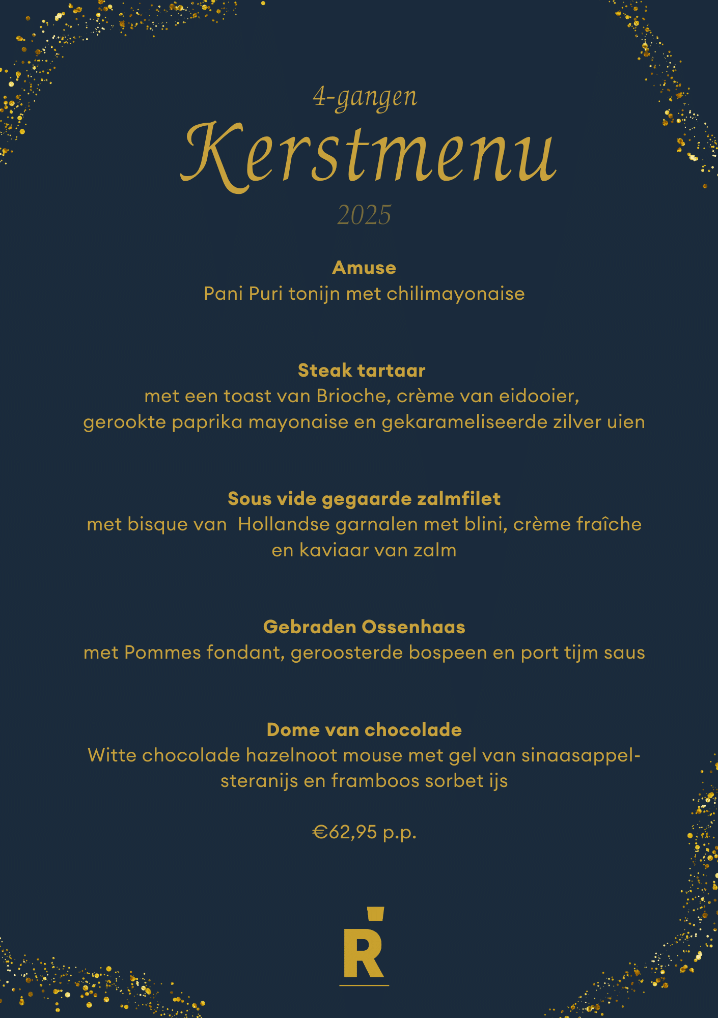 Kerstmenu 5-gangen vegan